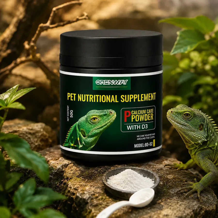 reptile calcium supplement jar for leopard geckos and bearded dragons